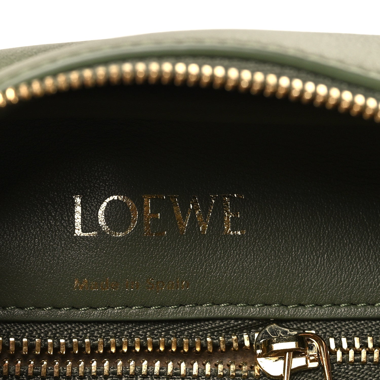 Loewe Jacquard Anagram Calfskin Amazona 19 Avocado Green 6 of 9