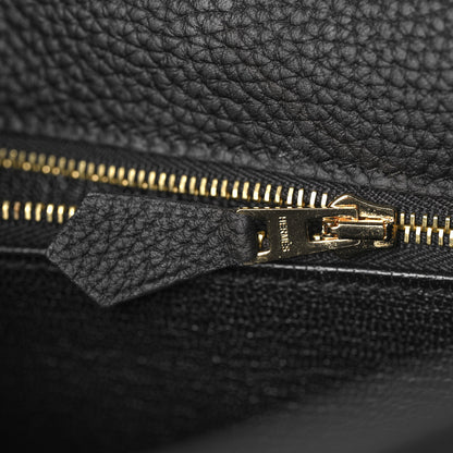 Hermes Togo Matte Alligator Kelly Retourne Touch 28 Black 22 of 39