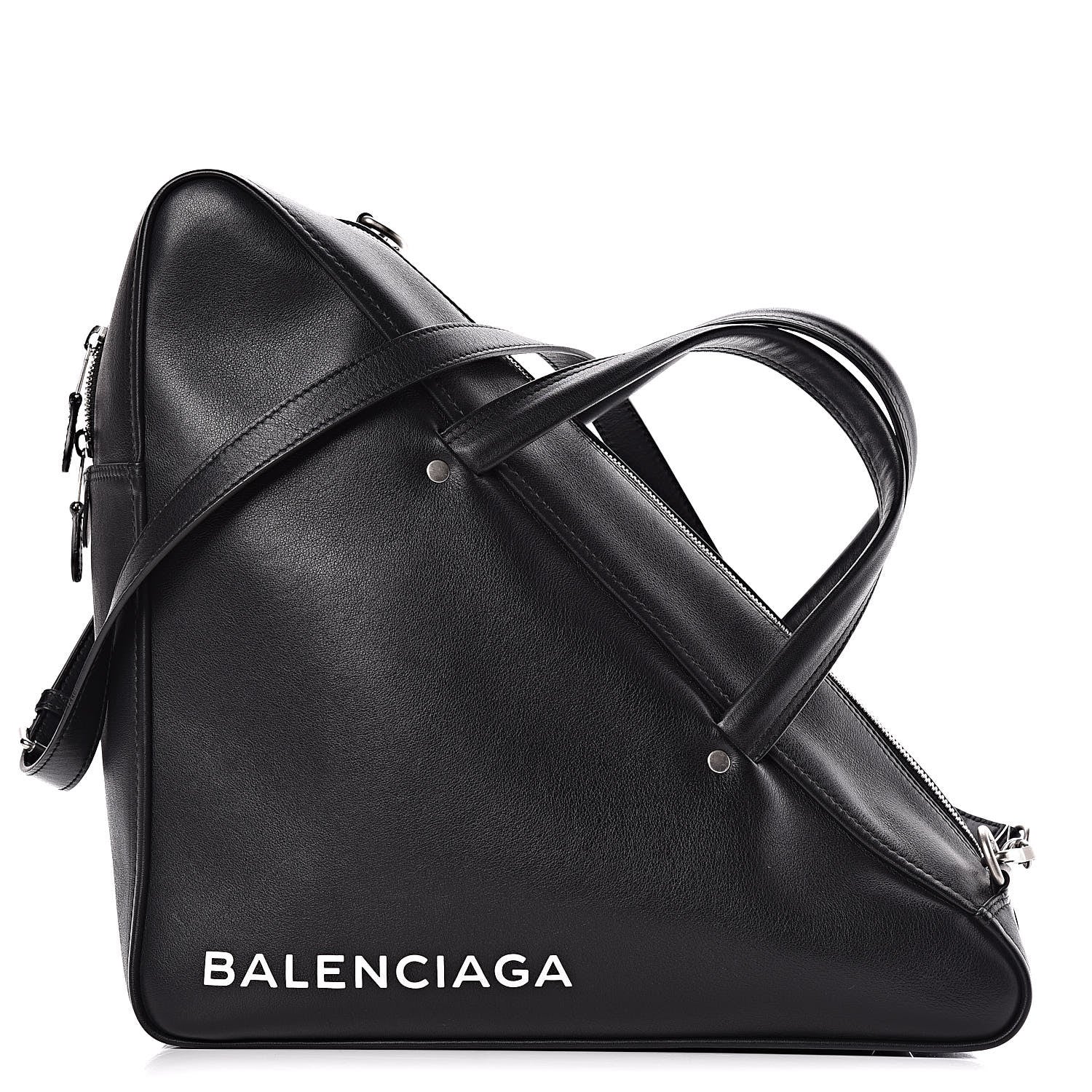 Balenciaga Calfskin M Triangle Duffle Black 1 of 11