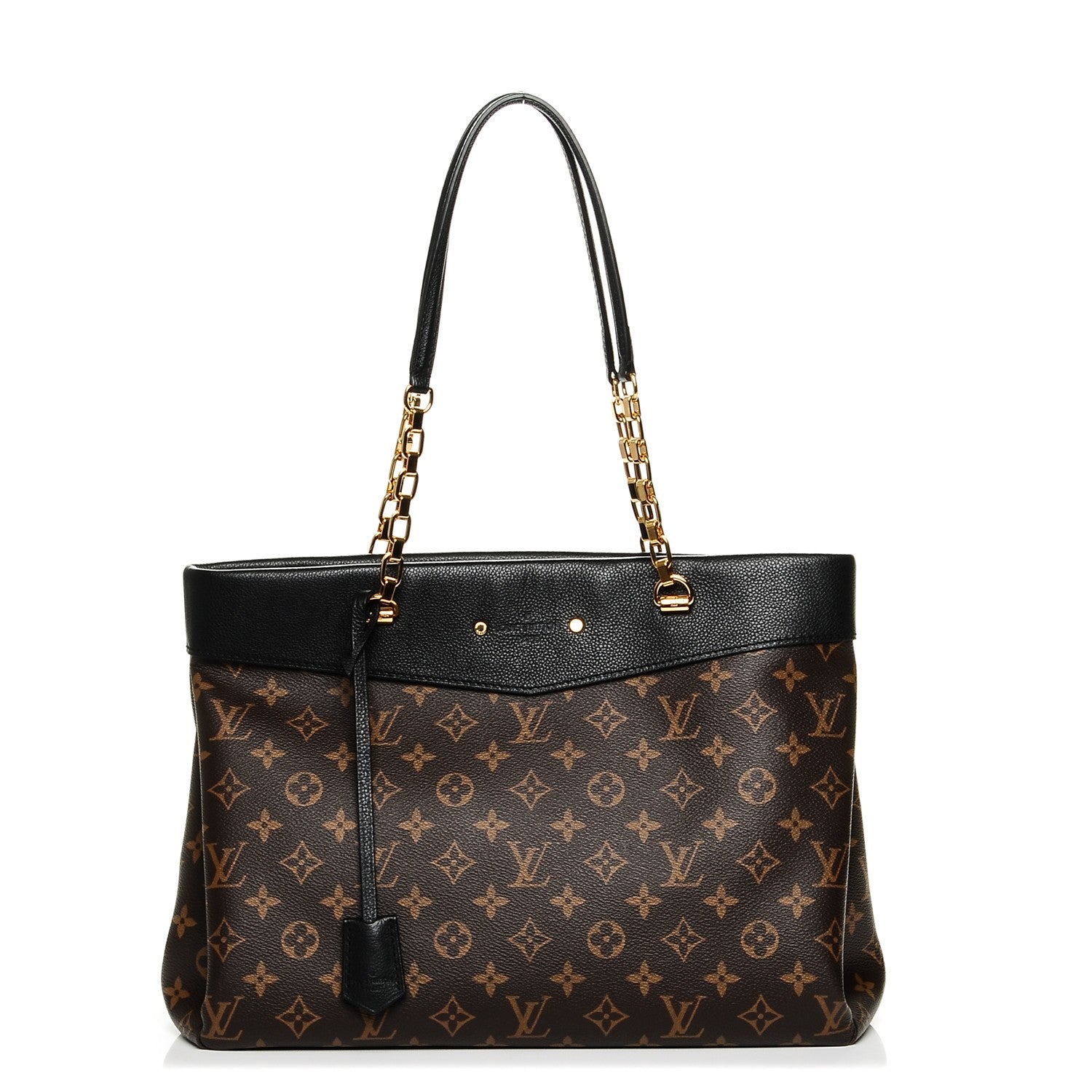 Louis Vuitton Monogram Pallas Shopper Black 1 of 6