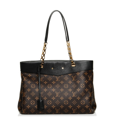 Louis Vuitton Monogram Pallas Shopper Black 1 of 6