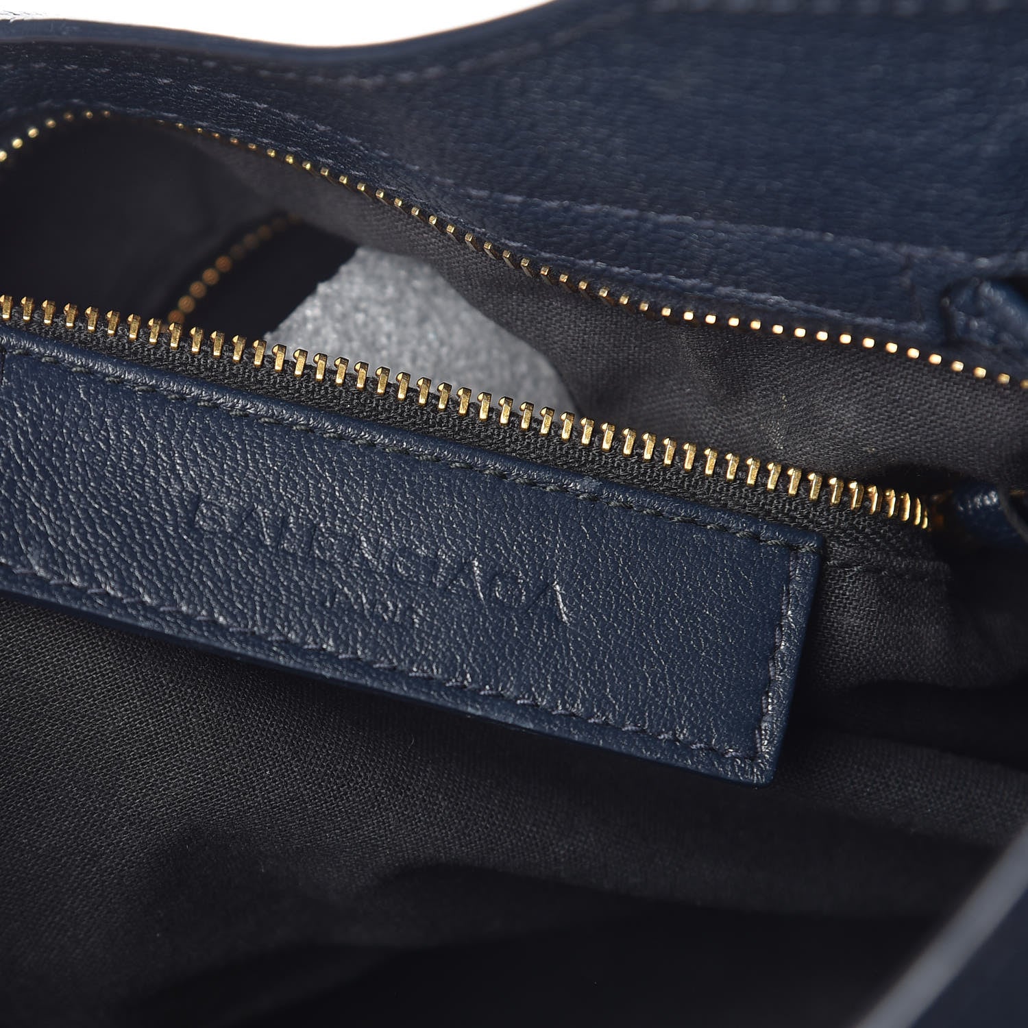 Balenciaga Chevre Gold Metallic Edge Hardware Town Bleu Nuit Dark Sea 7 of 13