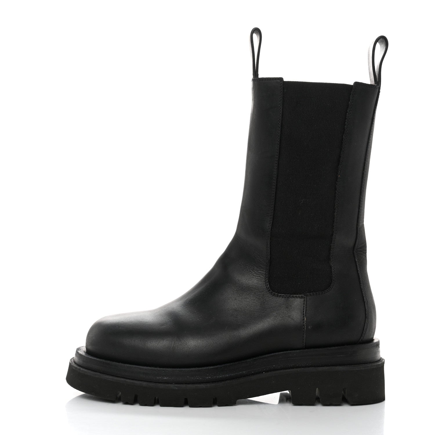 Bottega Veneta Calfskin The Lug Chelsea 55mm Boots 37 Black 1 of 10