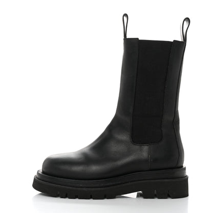 Bottega Veneta Calfskin The Lug Chelsea 55mm Boots 37 Black 1 of 10