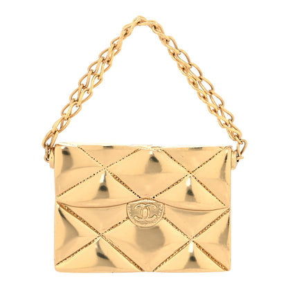 Chanel Quilted Flap Bag Brooch Gold 2 of 6