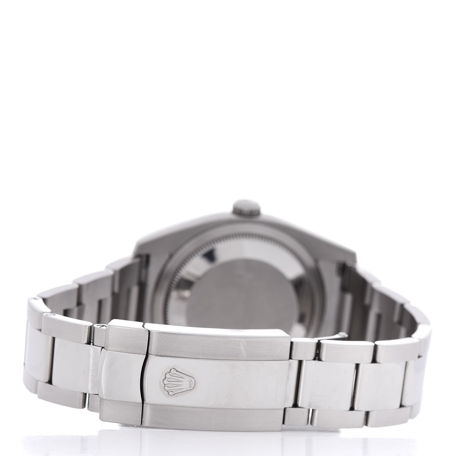 Rolex Stainless Steel 18K White Gold Diamond 36mm Oyster Perpetual Datejust Watch Pink Wave 116234 4 of 6