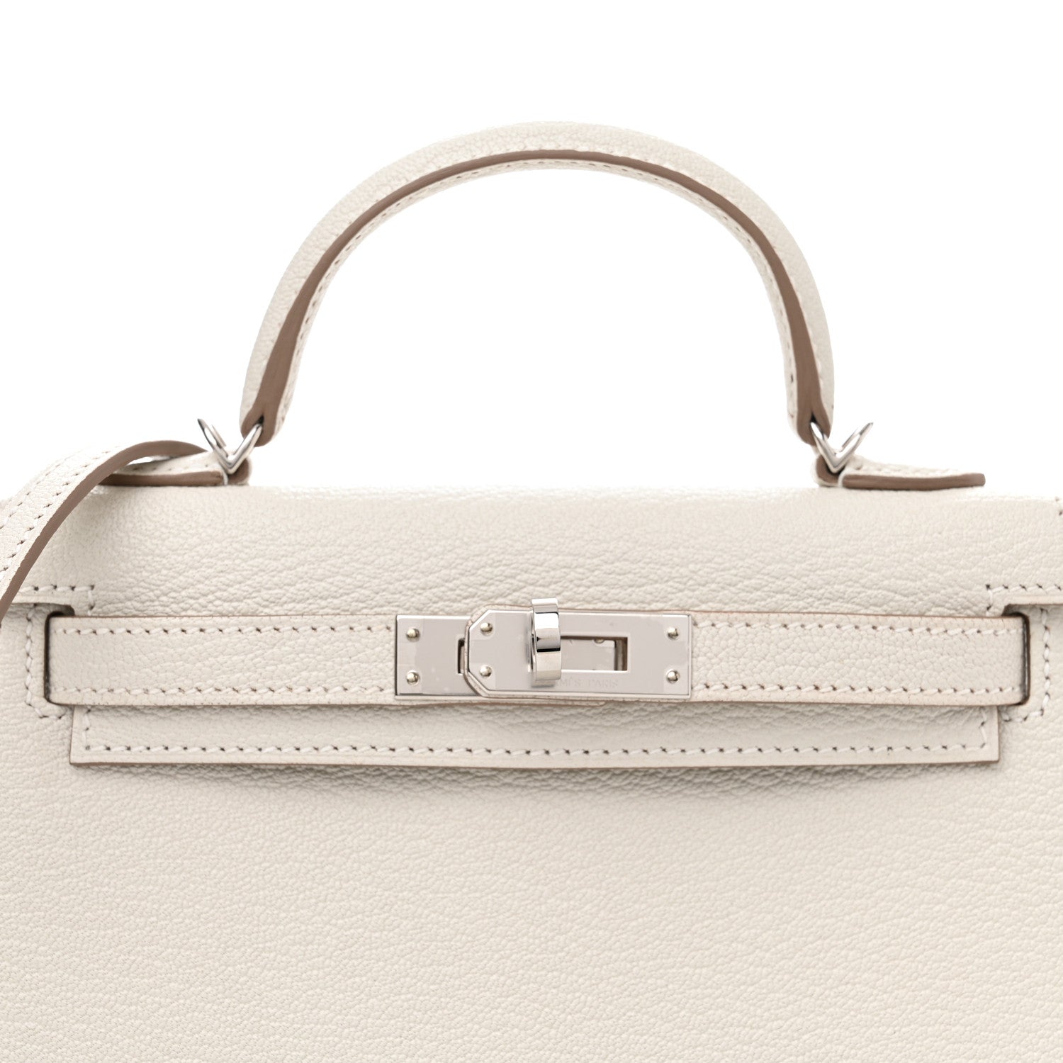 Hermes Chevre Mysore Mini Kelly Sellier 20 Mushroom 8 of 11