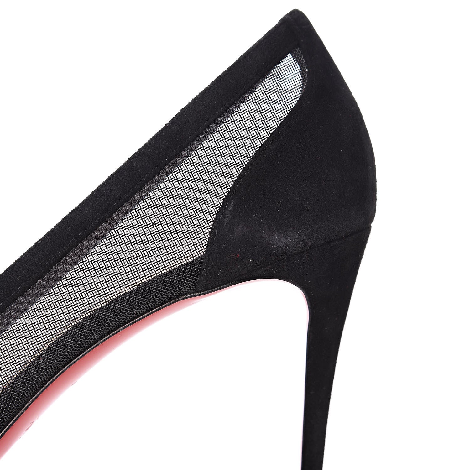 Christian Louboutin Veau Velours Rete Galativi 100 Pumps 40.5 Black 10 of 11