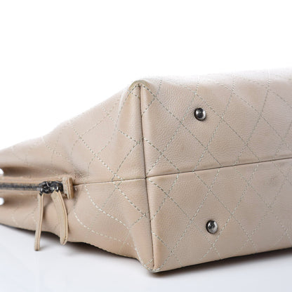 Chanel Grained Vegetal Calfskin Urban Shopping Tote Beige 16 of 24
