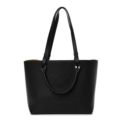 Loewe Calfskin Small Anagram Tote Black 1 of 10