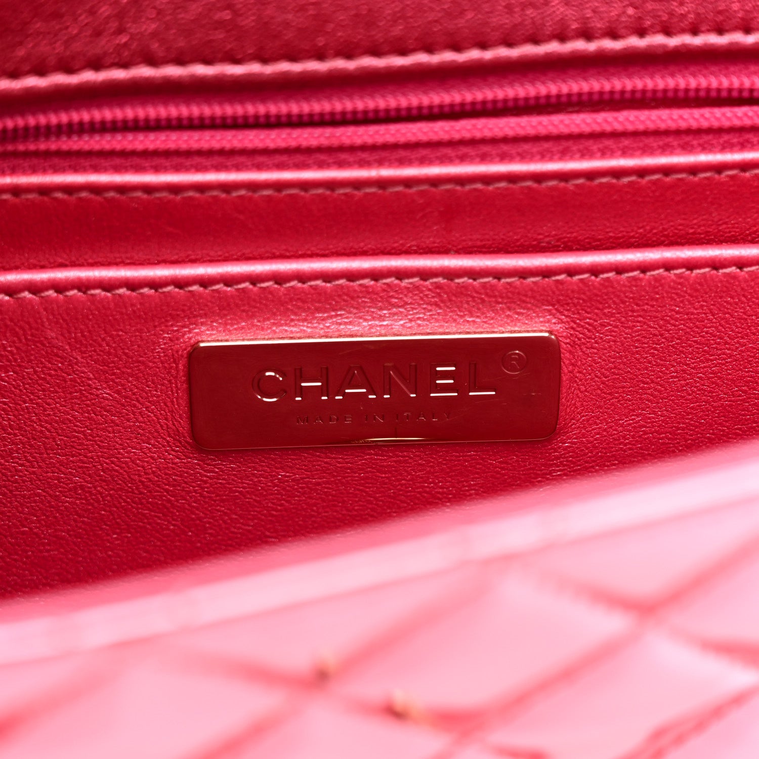 Chanel Mirror Calfskin Metallic Calfskin Quilted Hollywood Boulevard Backpack Pink 6 of 15