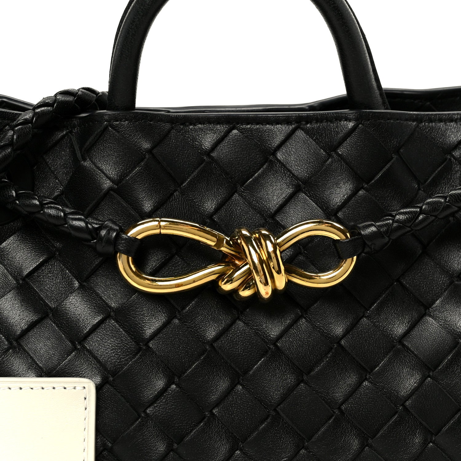 Bottega Veneta Nappa Intrecciato Small Andiamo Shoulder Bag Black 9 of 11