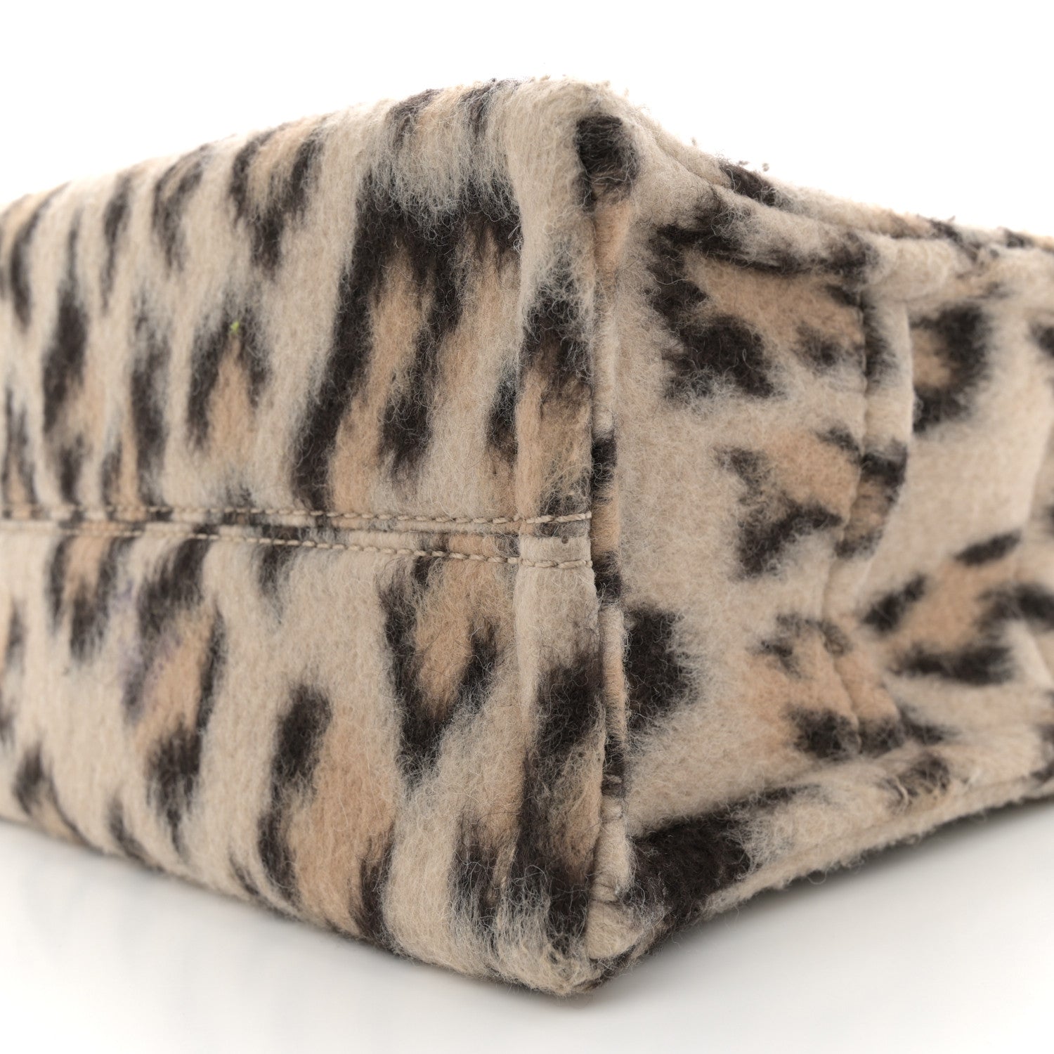 Celine Textile Canvas Triomphe Small Cabas Thais Leopard 9 of 9