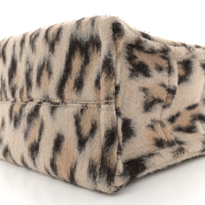 Celine Textile Canvas Triomphe Small Cabas Thais Leopard 9 of 9