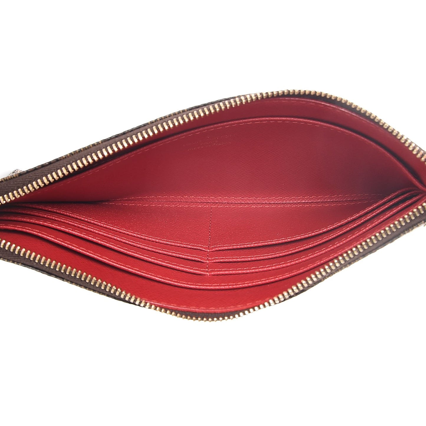 Damier Ebene Complice Trunks and Bags Wallet Red