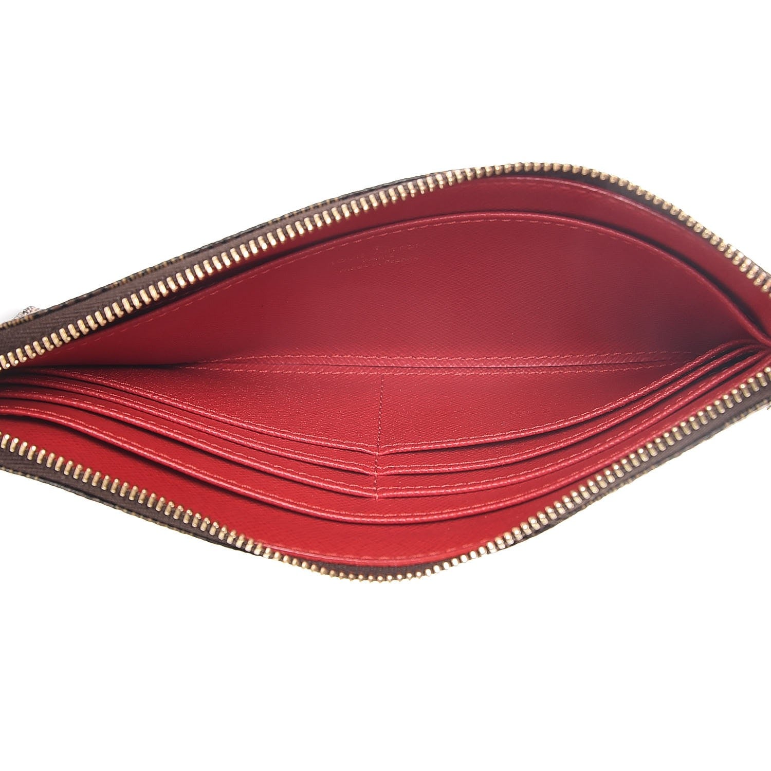 Louis Vuitton Damier Ebene Complice Trunks and Bags Wallet Red 5 of 8