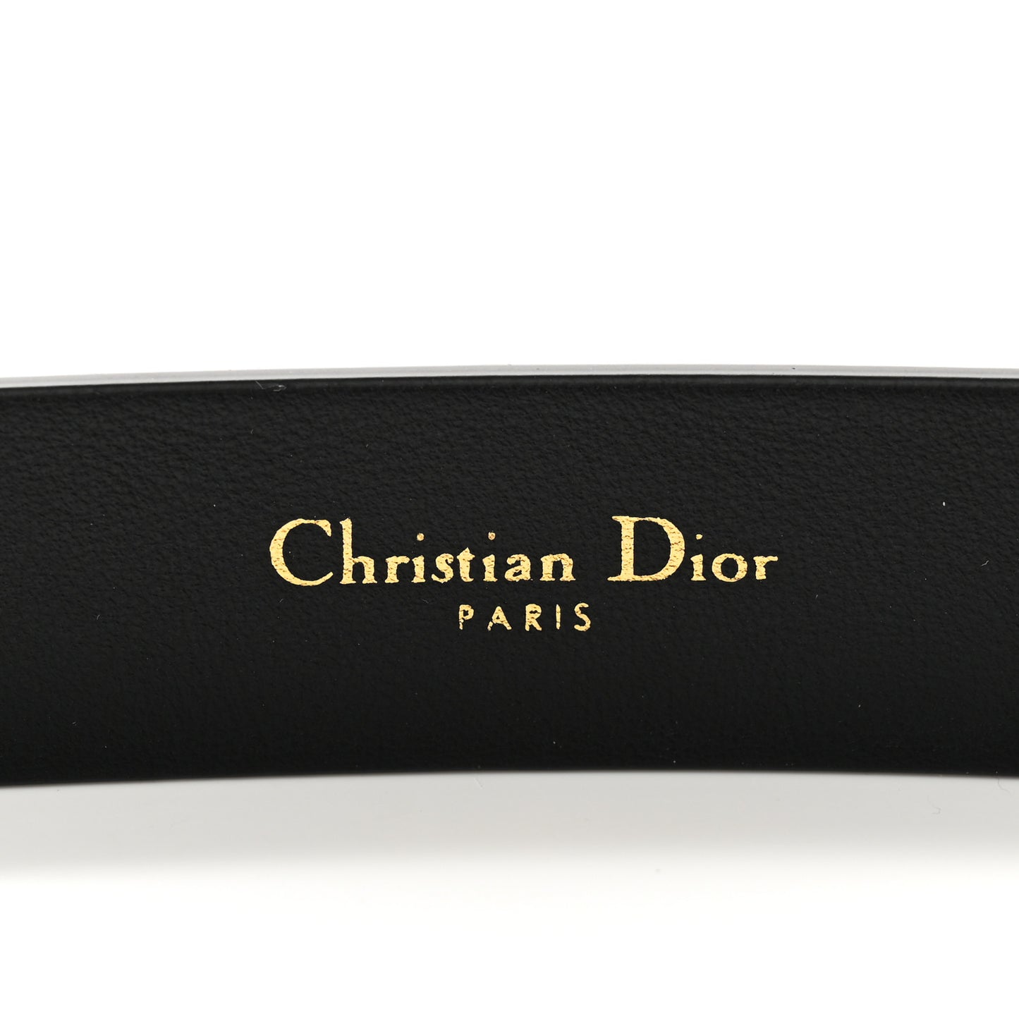 Calfskin CD Belt 85 Black