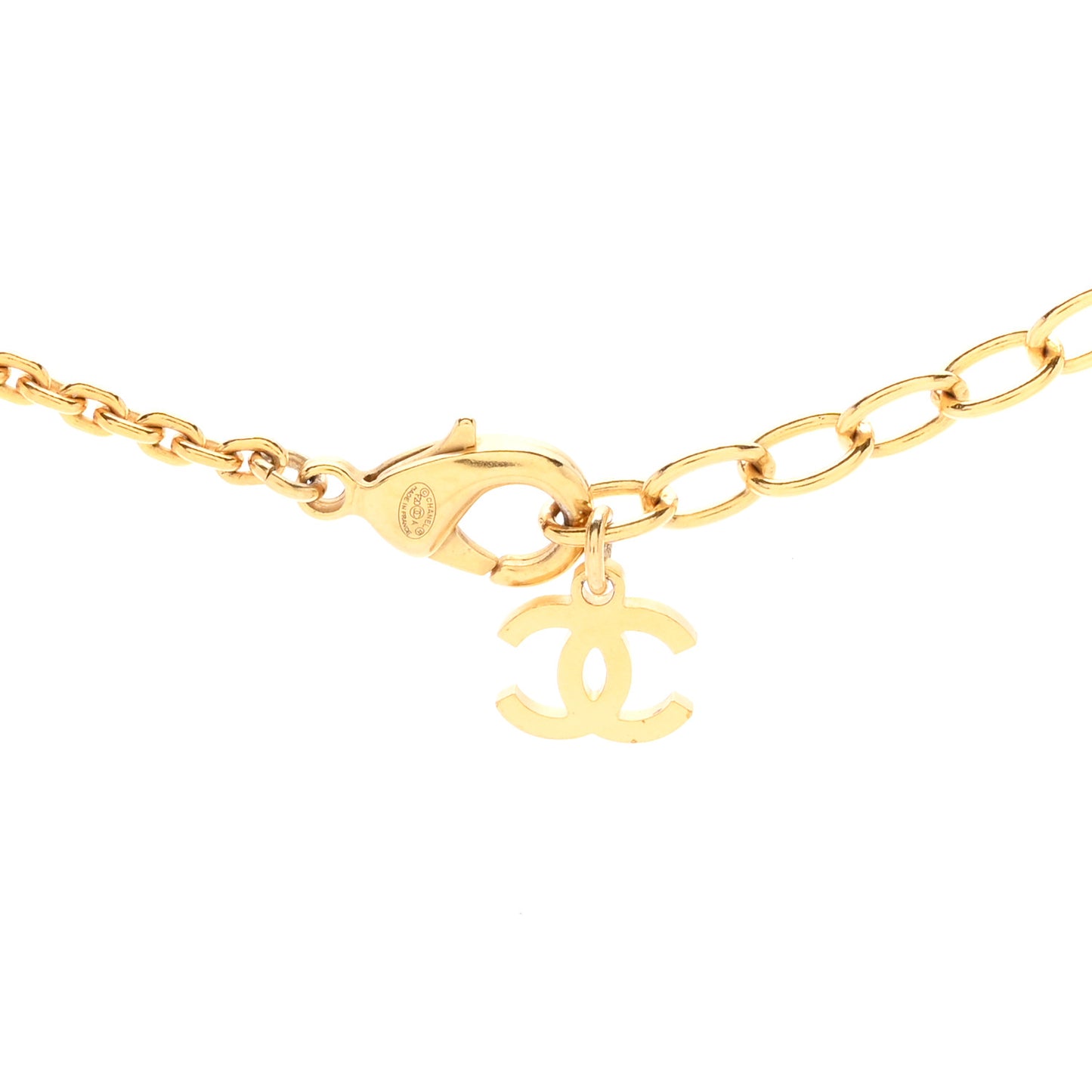 Crystal Star CC Pendant Necklace Silver Gold