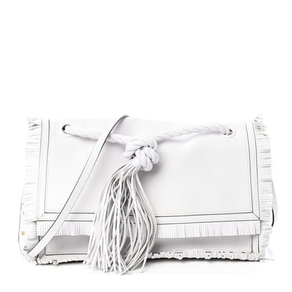 Valentino Garavani Calfskin The Rope Crossbody Bag White 1 of 9