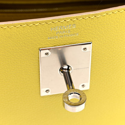 Hermes Evercolor Kelly Retourne 28 Lime 6 of 10