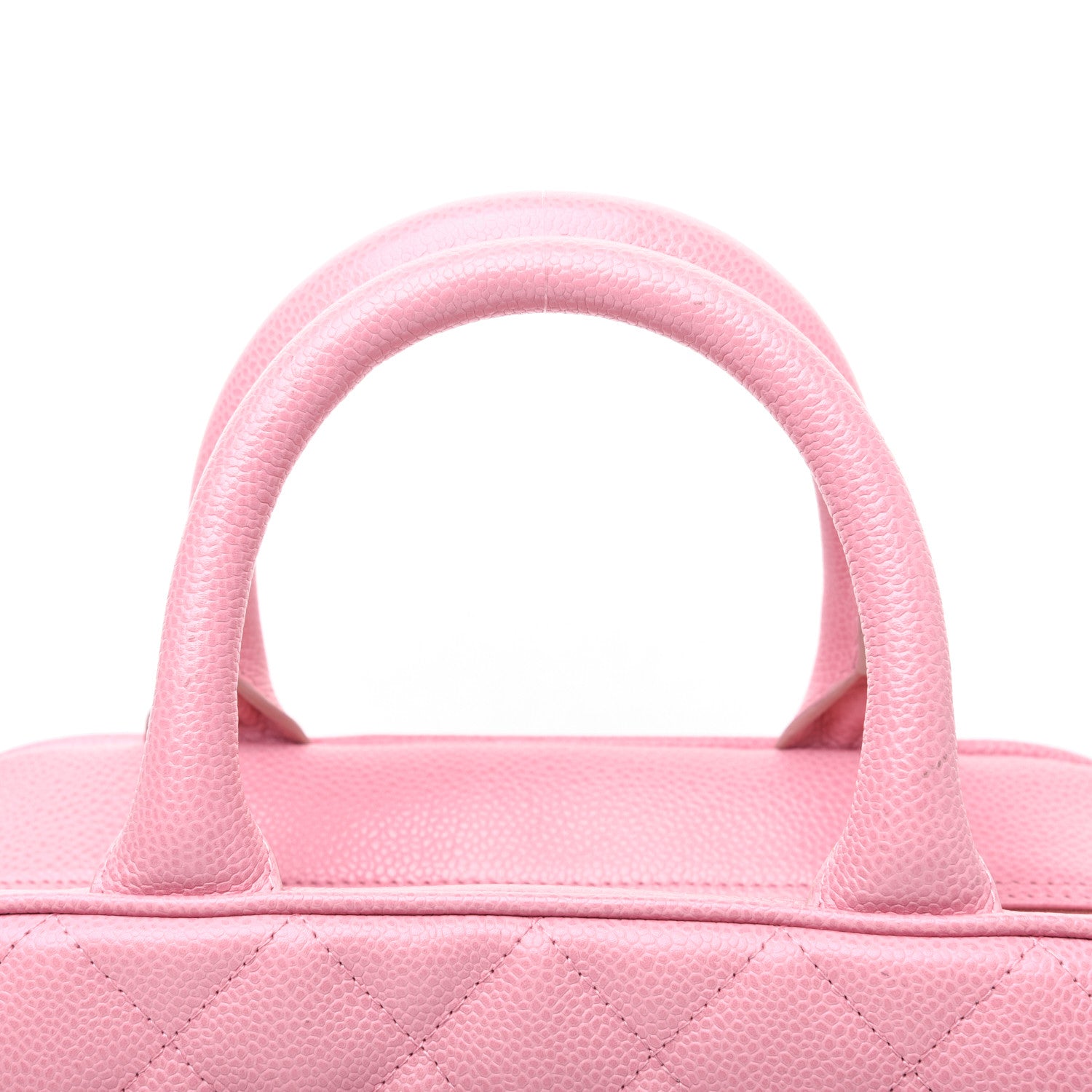 Chanel Caviar Quilted Small Bowler Pink 17 of 22