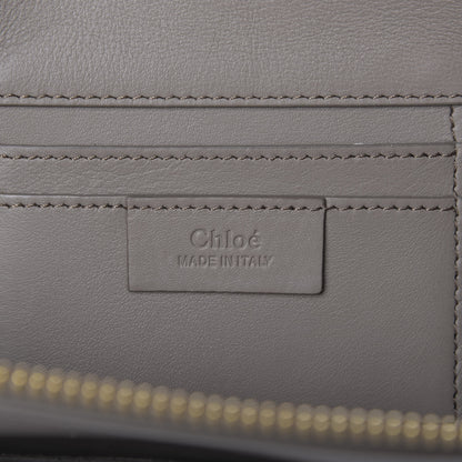Chloe Calfskin Suede Small Roy Bag Motty Grey 10 of 10