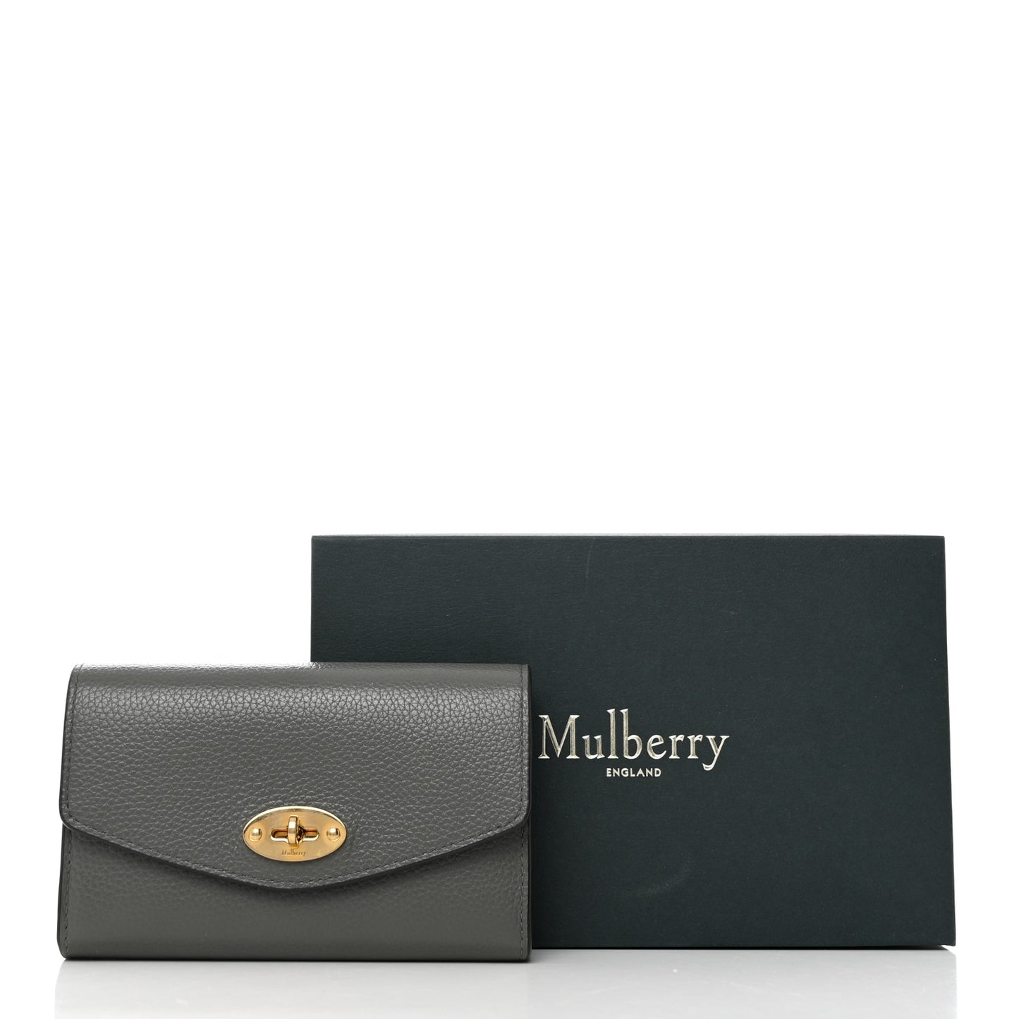 Small Classic Grain Medium Darley Wallet Charcoal