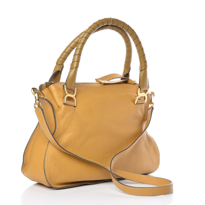Chloe Calfskin Medium Marcie Satchel Curry Yellow 4 of 11