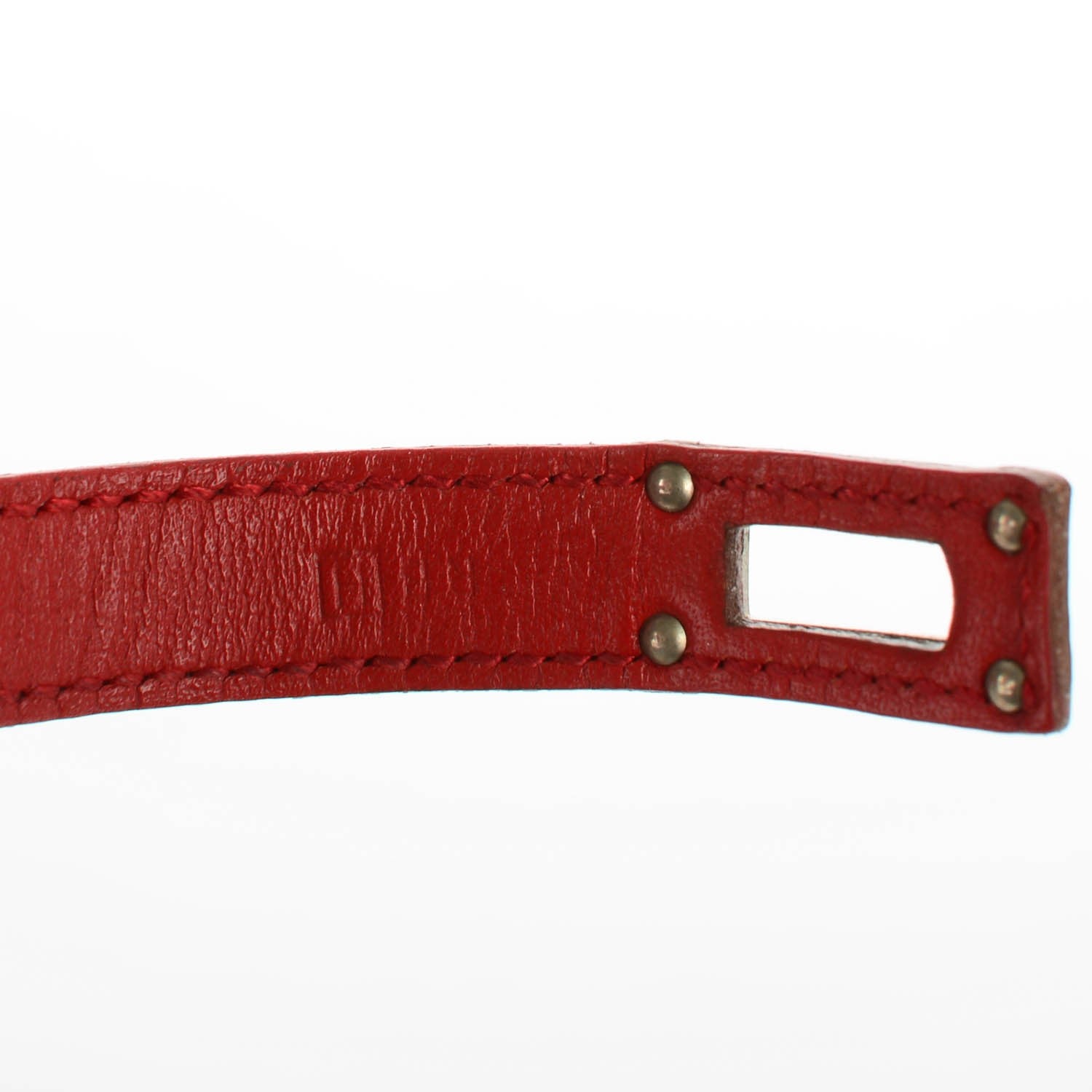 Hermes Box Kelly Double Tour Bracelet S Vermillion 4 of 7