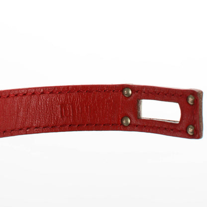 Hermes Box Kelly Double Tour Bracelet S Vermillion 4 of 7