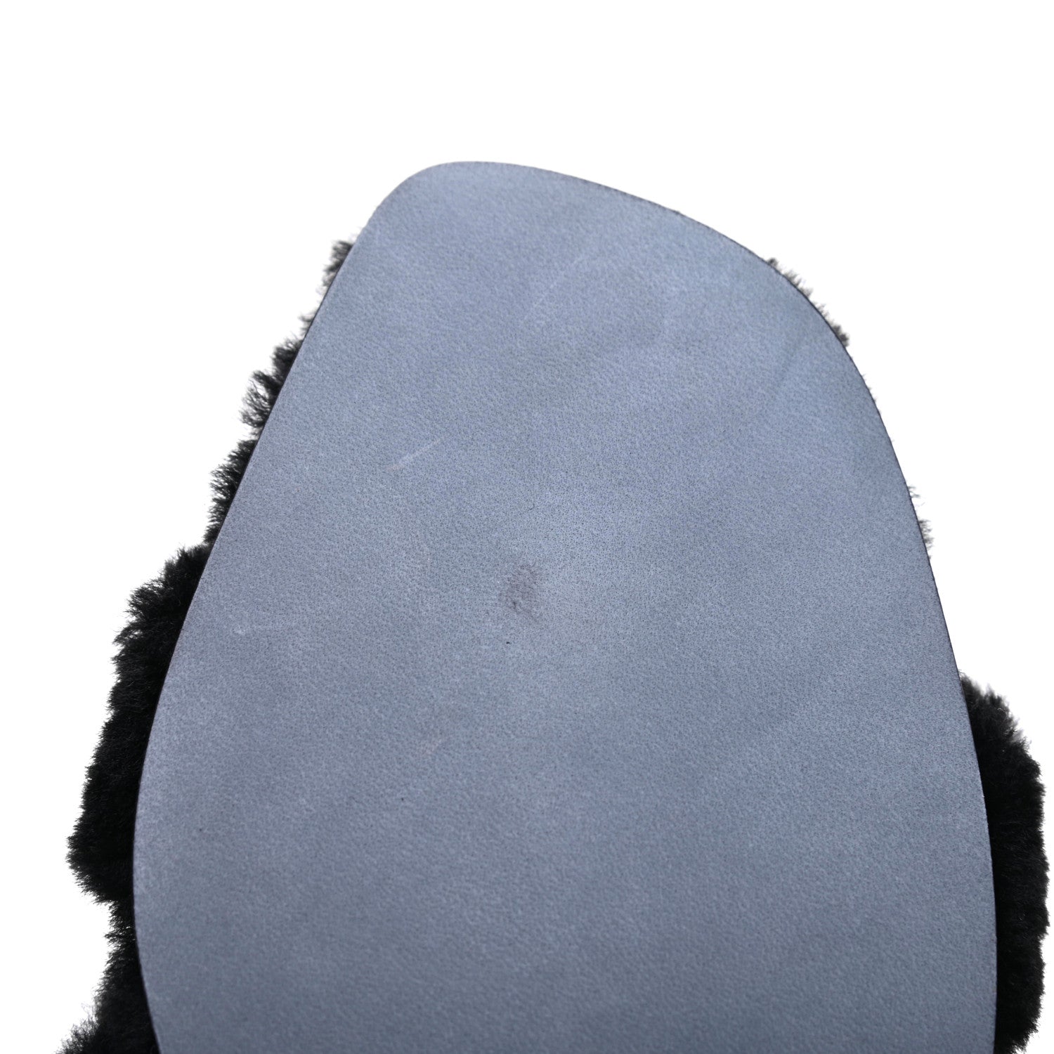 Hermes Woolskin Oran Sandals 40 Black 9 of 11