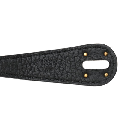 Hermes Taurillon Clemence Lindy 26 Black 7 of 11