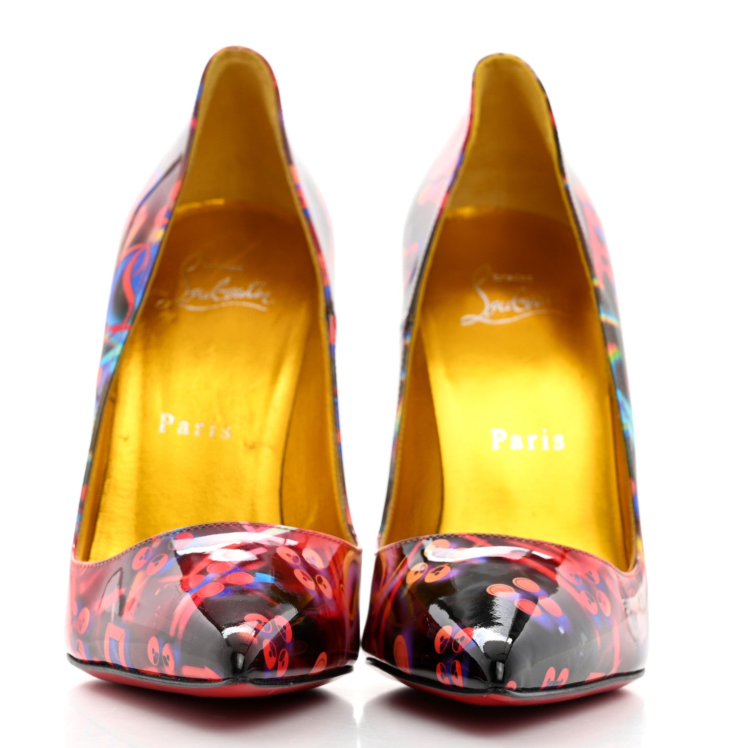 Christian Louboutin Patent Discolaser So Kate 120 Pumps 36.5 Multicolor 2 of 7