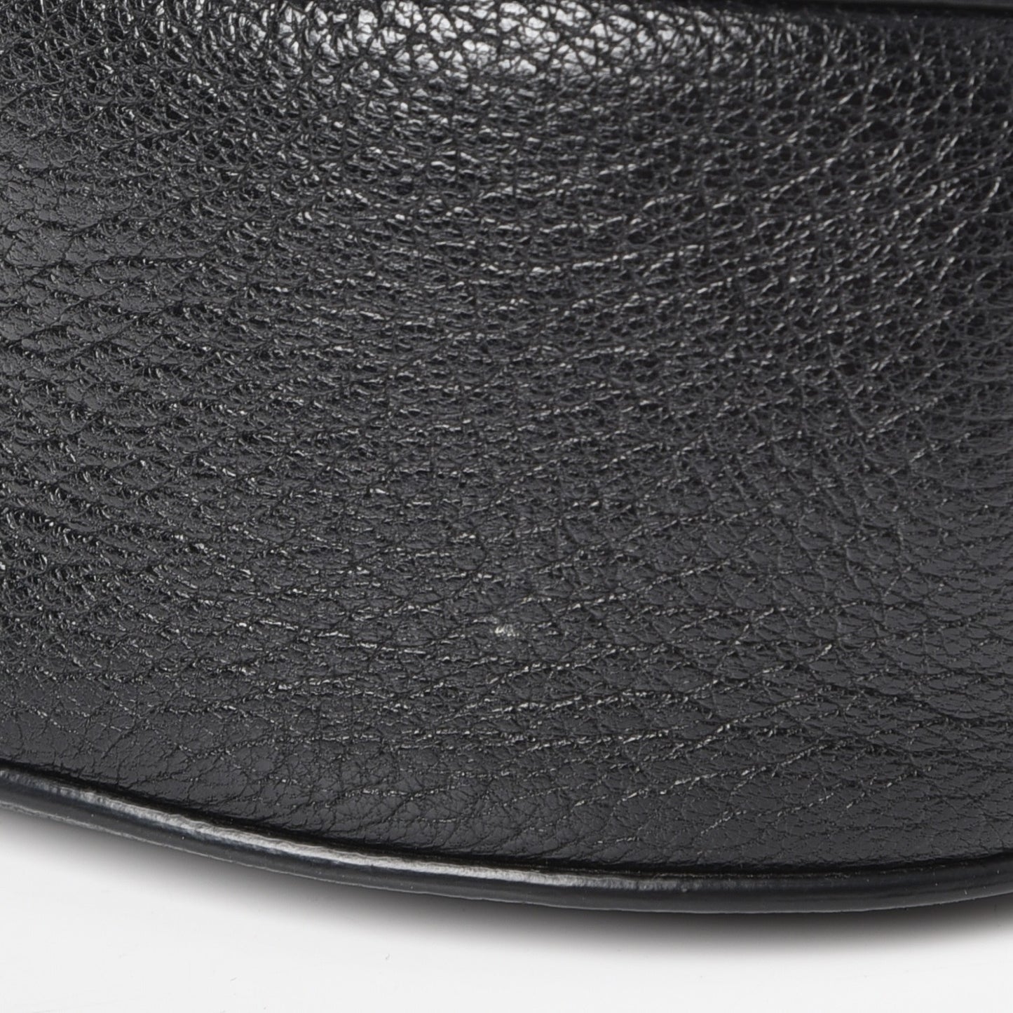 Grained Lambskin Mini Drew Shoulder Bag Black