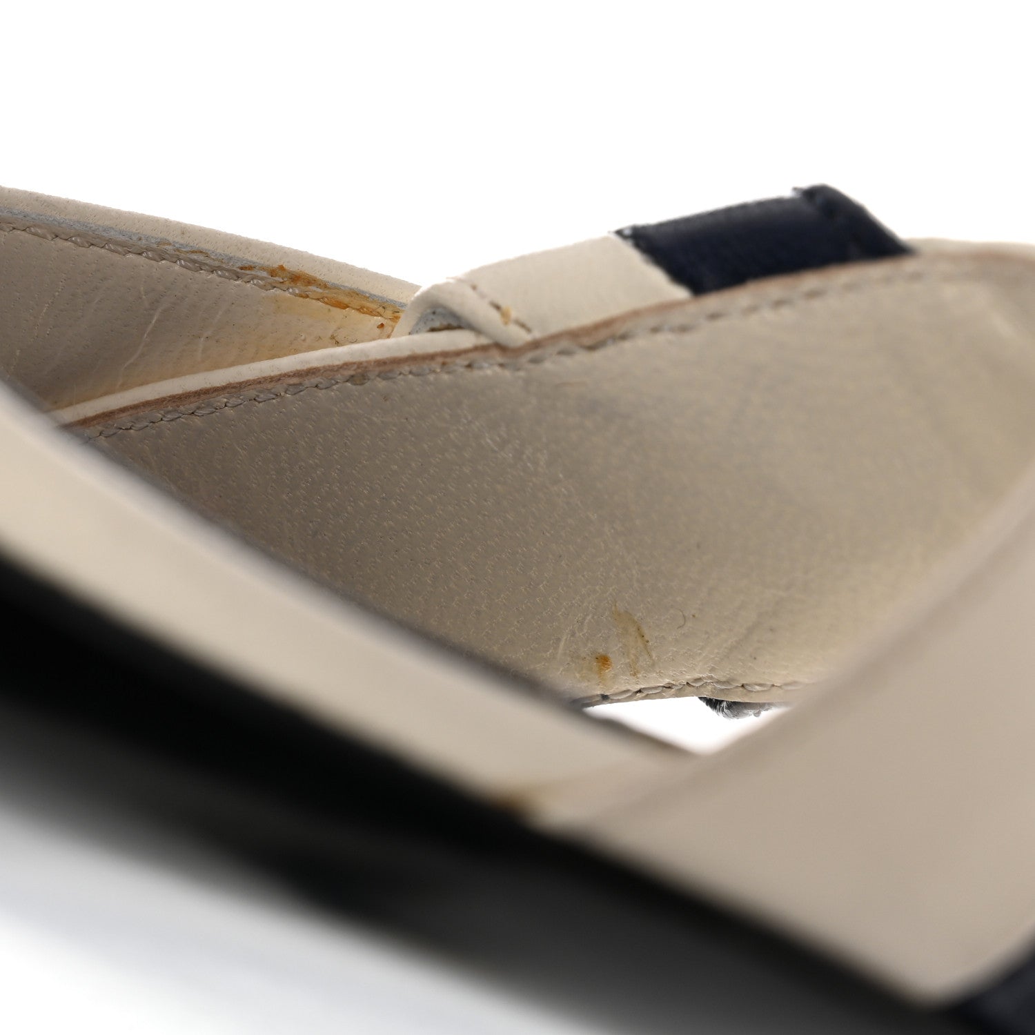 Chanel Lambskin CC Mules 37.5 Dark Navy Blue 8 of 12