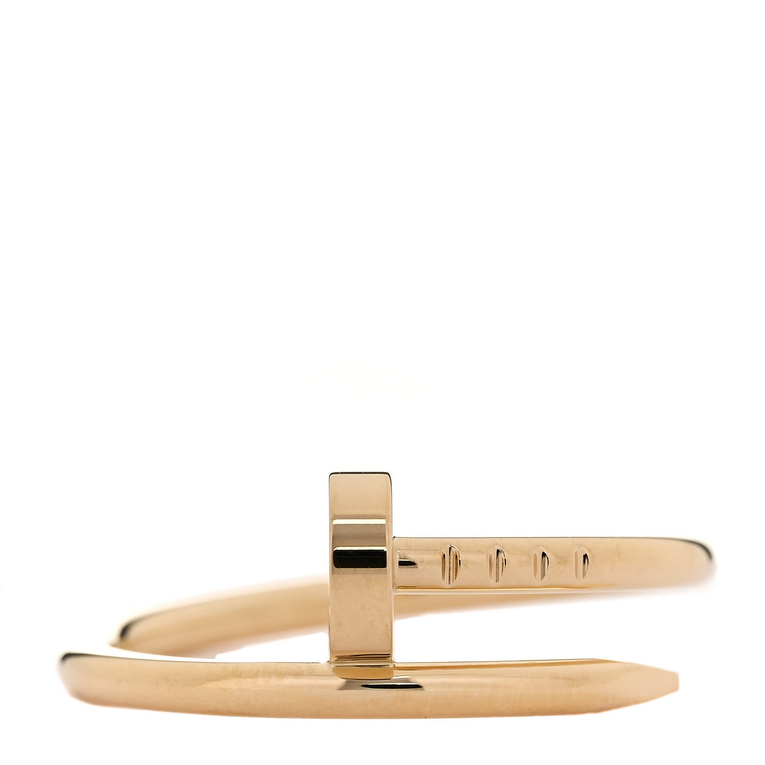 Cartier 18K Yellow Gold Small Juste Un Clou Ring 53 6.25 1 of 6
