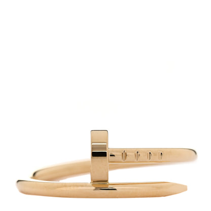 Cartier 18K Yellow Gold Small Juste Un Clou Ring 53 6.25 1 of 6