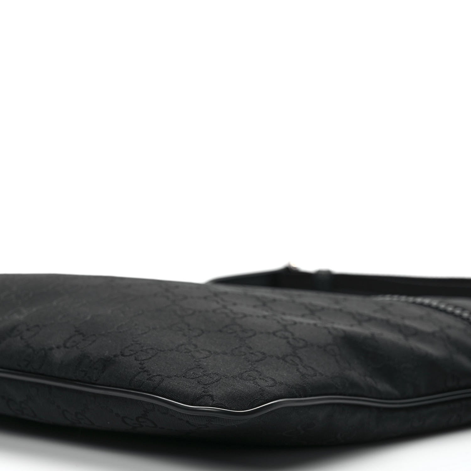 Gucci Nylon Monogram Small Flat Messenger Bag Black 8 of 8