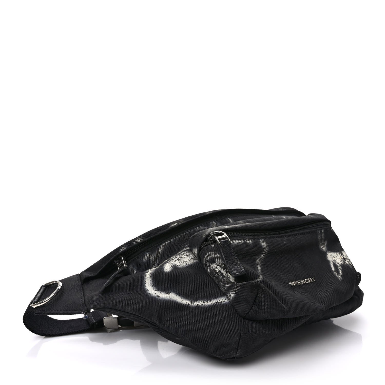 Givenchy X CHITO Nylon Graffiti Effect Essential U 4G Belt Bag Black 4 of 11