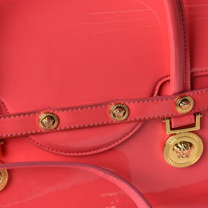 Versace Patent Small Signature Bag Pink 10 of 13
