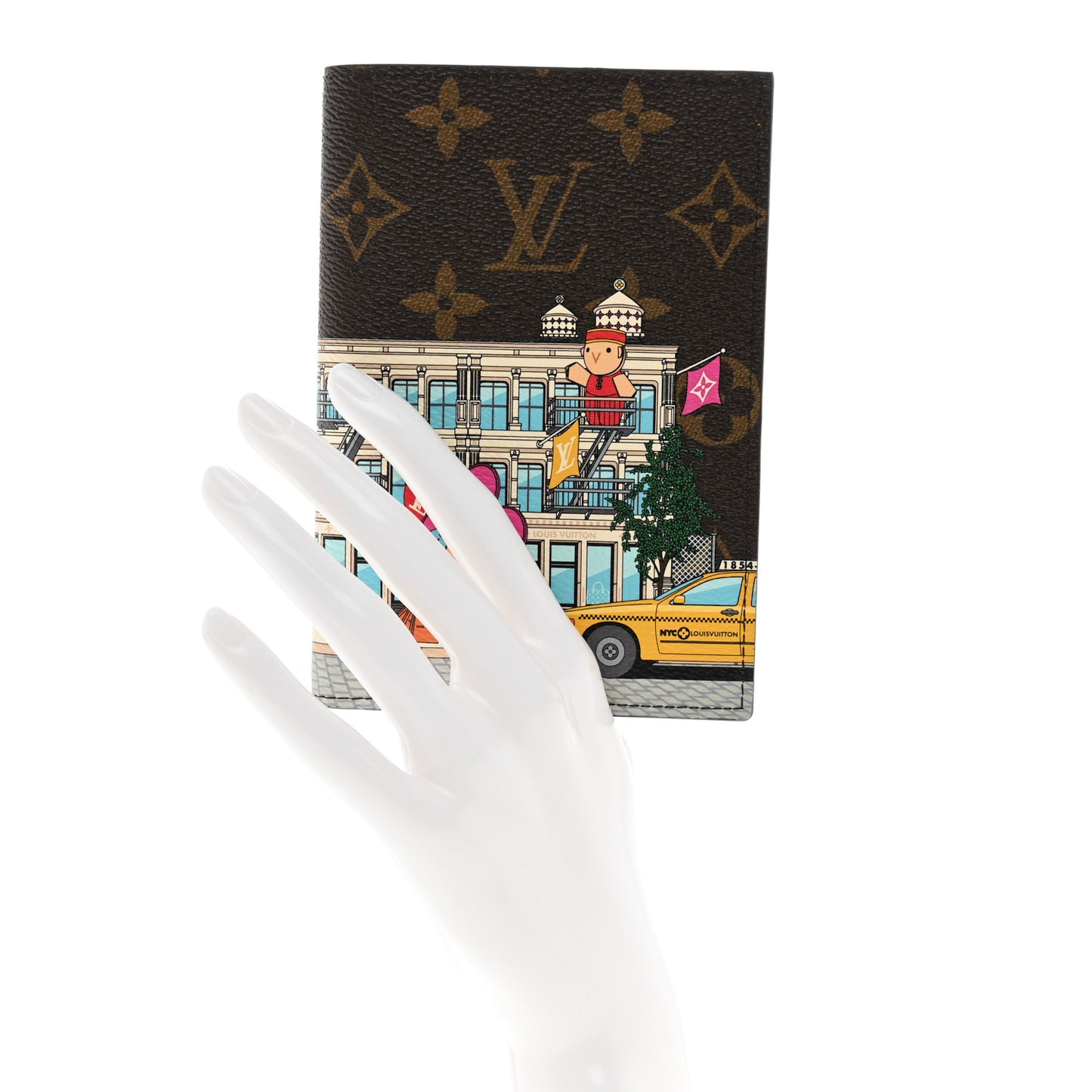 Monogram 2022 Christmas Animation New York Soho Passport Cover Yellow