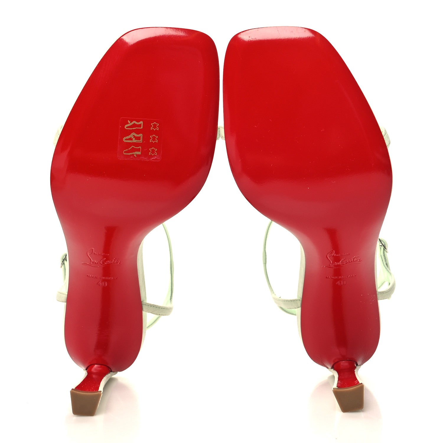 Christian Louboutin Suede Condora 85 Sandals 40 Studio Green 5 of 9