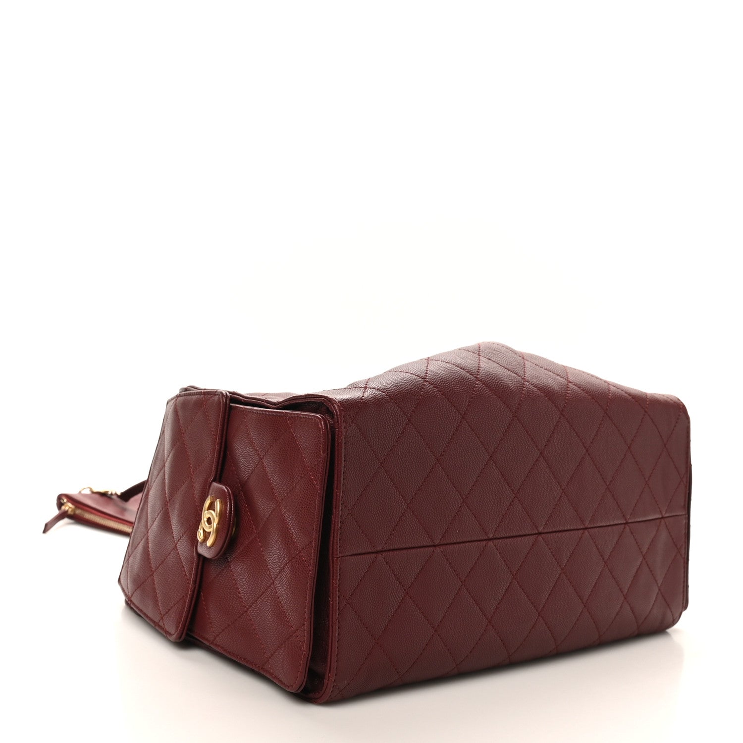 Chanel Caviar Quilted Medium Chanel 25 Handbag Burgundy 5 of 11