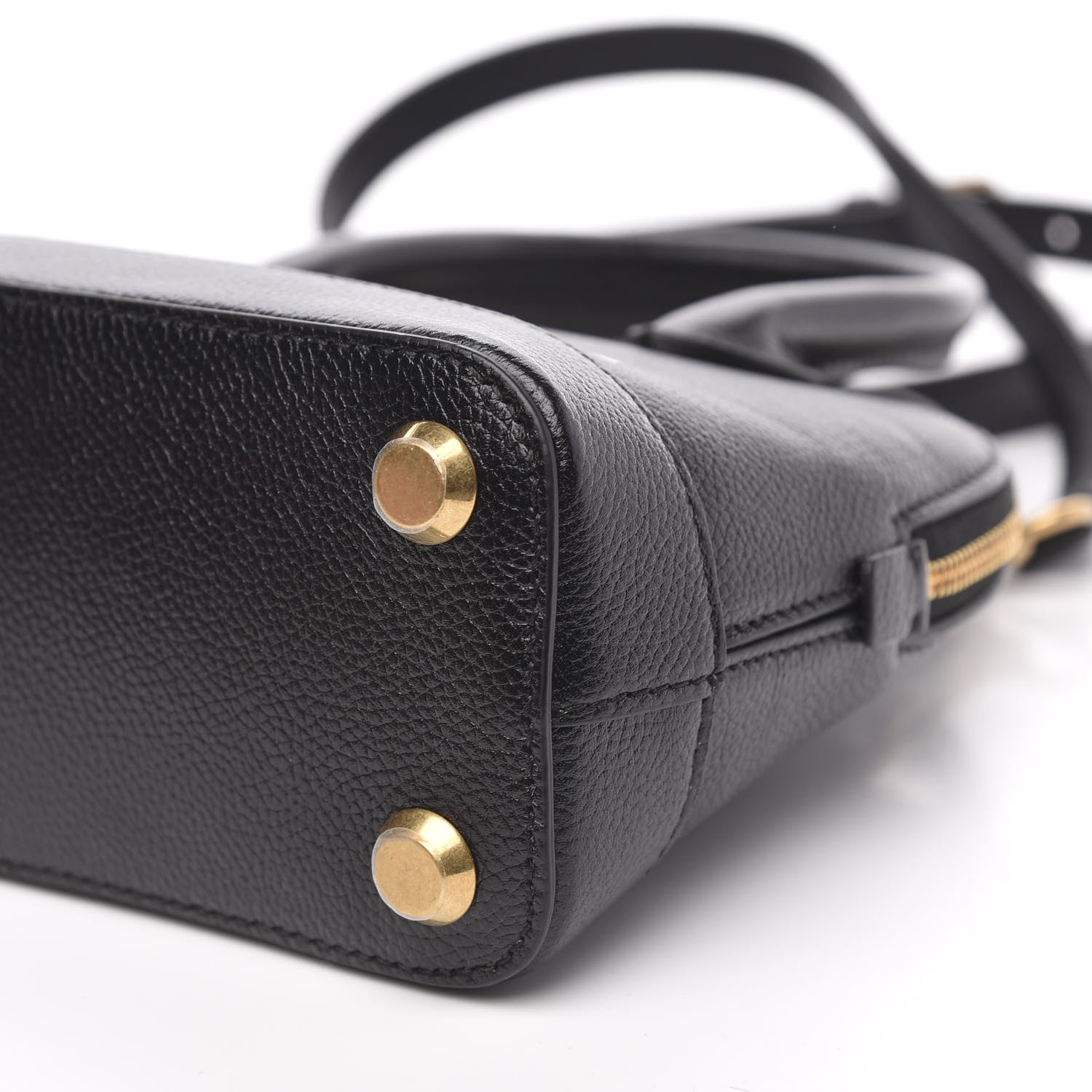 Balenciaga Grained Calfskin XXS Ville Top Handle Bag Black 9 of 9