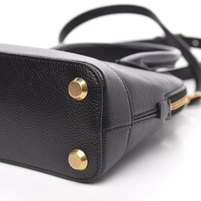 Balenciaga Grained Calfskin XXS Ville Top Handle Bag Black 9 of 9