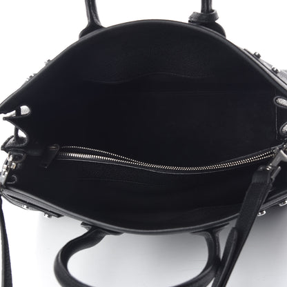 Saint Laurent Grained Calfskin Small Supple Sac De Jour Black 8 of 9