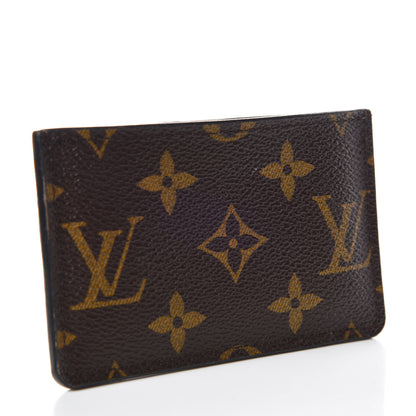 Louis Vuitton Monogram Calfskin Kimono Card Holder Black 3 of 8