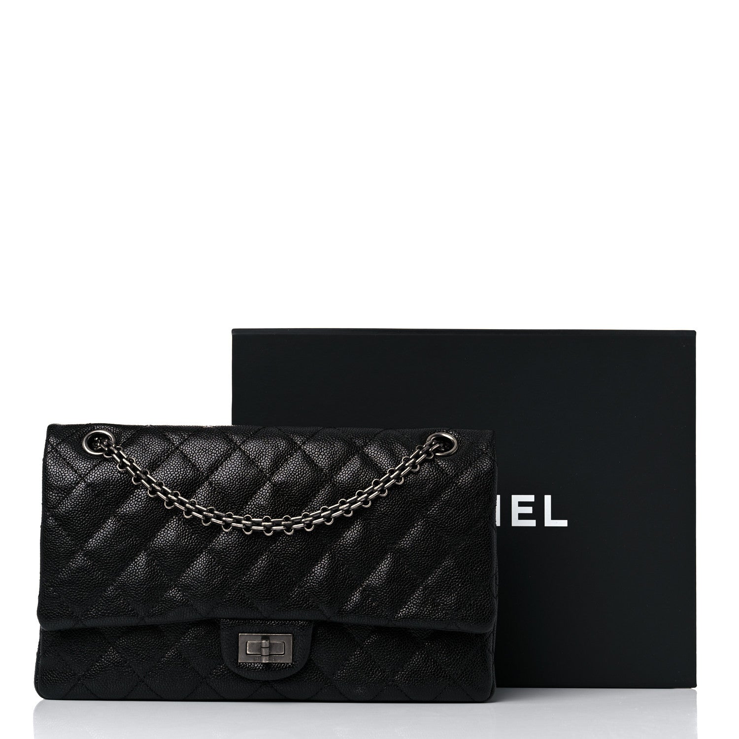Chanel Caviar Quilted 2.55 Reissue 226 Flap Black 12 of 12