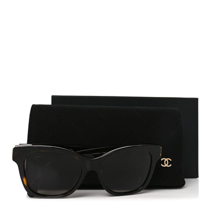 Chanel Acetate Polarized Pearl CC Square Sunglasses 5482-H-A Dark Tortoise 7 of 7