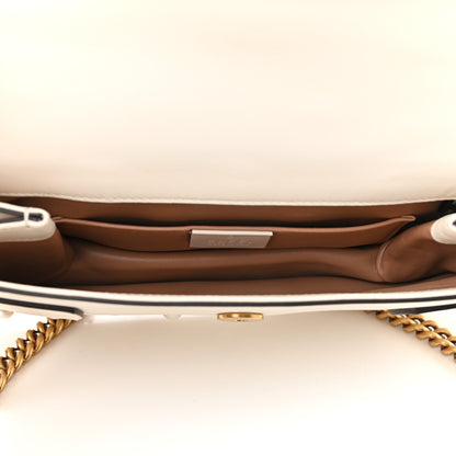 Gucci Nappa Pearl Studded Mini Queen Margaret Broadway Shoulder Bag Mystic White 5 of 11